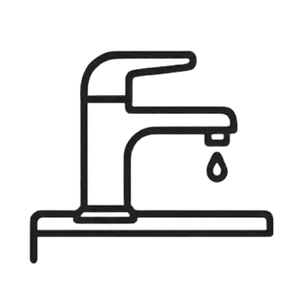 Symbol für Bäder und Küchen